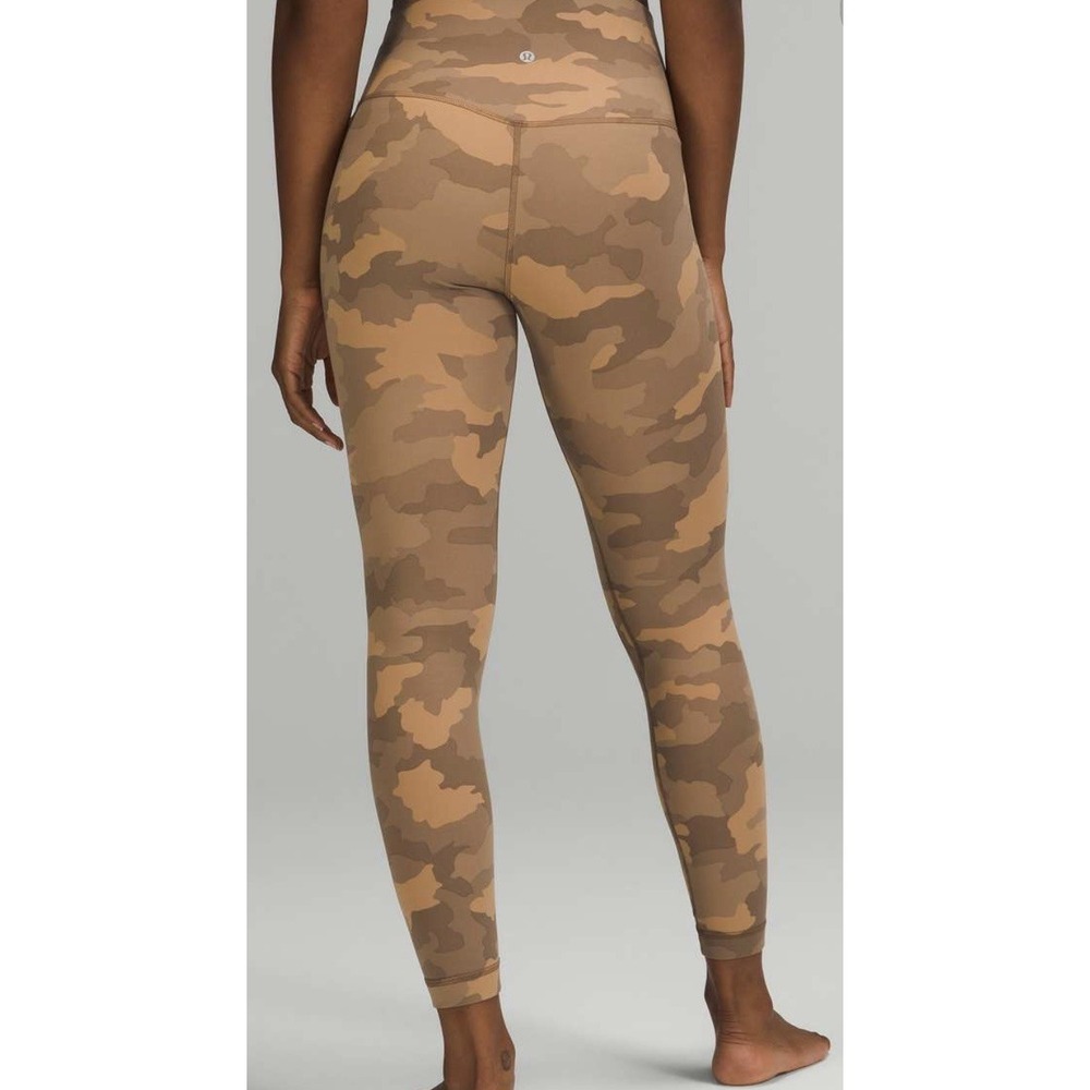 Lululemon Women's Align High Rise Pant 28" Heritage Camo Beige Multi Size‎ 16